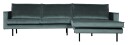 BePureHome Rodeo 3-seter. Sofa m/høyrevendt sjese - Teal Velur