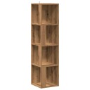  Hjørneskap artisan eik 33x33x132 cm konstruert tre 8721158440723