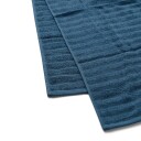 Borg Living Badehåndklær 2 stk. i 100% kjemmet bomull - Myke blå håndklær 70x140 cm fra