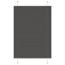  plisségardin sort 100x100 cm Stoff Bredde 99,4 Polyester