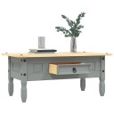 vidaXL Salongbord meksikansk Corona-stil furu 100x60x45 cm grå