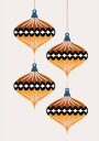 Christmas Balls vers.1 Poster Plakat / 21x30cm