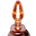 Tailz Fox Tail Glass Analplugg      - Oransje
