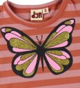 DYR Cph Genser   Dyrroar Aob/Stripe   Antikk Rose/Svensk rød   DYR   2 år 92   Genser   Rosa