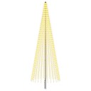 vidaXL LED juletre 385 cm 1148 LED-lys Varmhvit Jern Svart