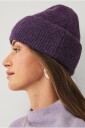Ellos Collection - Strikket lue - Lilla