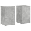  Plantestativer 2 stk betonggrå 30x30x50 cm konstruert tre