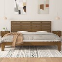 vidaXL Veggmontert hodegavl honningbrun 166x3x63 cm heltre furu