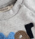 MarMar Genser   Theos B   Gjørmete Logo m. Blå   MarMar   86   Genser   Grå