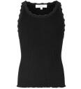 Rosemunde Topp Silke/Bomull Rib Svart m. Blonder Rosemunde 12 år 152 Singlet