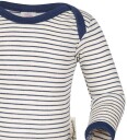 Engel Genser   Ull/Silke   Natural/Navy Blue   Engel   98/104   Genser Blå Hvit   98 104