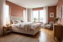 Hilton Lyx komplett sengpakke 180x200 cm kontinentalseng med knappepolstret sengegavl i chenille - Beige