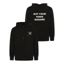 Drôle de Monsieur Slogan Hoodie Black
