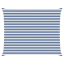 vidaXL Solskygge seil Blå og hvit 5 x 4 m 100% polyester Oxford