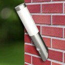 Rustfritt stål vegglamper med bevegelsesdetektor - 2stk