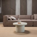 Sidebord Veluna 70 cm rundt - Sand
