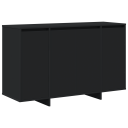  Serviesskap Svart 120 x 41 x 75 cm Konstruert tre