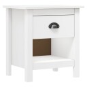 vidaXL Nattbord 2 stk Hill 46x35x49,5 cm heltre furu