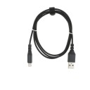 DACOTA PLATINUM USB-LIGHTNING KABEL 1M, SVART