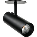 Sg Armaturen As Tube Mini innfelt takspot 14W 3000 kelvin dimbar - Svart