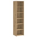 vidaXL Serviesskap Artisan eik 45 x 41 x 185 cm Konstruert tre