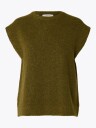 Selected Femme Lulu Short Sleeve Knit Vest Grønn L