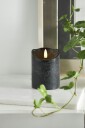 Flamme Rustic LED Kubbelys Svart 10 cm