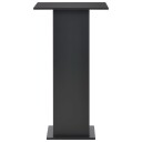 vidaXL Barbord svart 60x60x110 cm