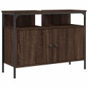  Servantskap brun eik 80x30x60 cm konstruert tre 842445