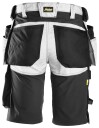 Snickers Workwear 6141 AllroundWork Shorts hvit, svart C50