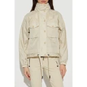 Moncler Dame Jakker Beige S,