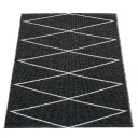 Pappelina Max matte 70x100 cm black / vanilla