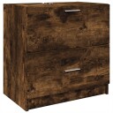  Servantskap røkt eik 59x37x59 cm konstruert tre 8721102815348