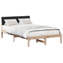  Sengestamme Brunt og svart 120 x 200 cm Heltre furu