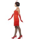 Daisy The Gatsby Flapper Damekostyme Rød Strl M