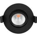 Hilux D8 Tilt360   Fullspektret Innfelt Led Spot   Ra97   3000K   Svart