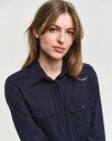 Gant Pocket Shirt Dress EVENING BLUE 42