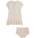 Polo Ralph Lauren Kjole m. Bloomers - Veiledning Cream m. Trykk - Polo Ralph Lauren - 68 - Kjole - Beige - 62