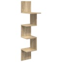 vidaXL Vegghylle Veggmontert Sonoma eik 32 x 21 x 107 cm