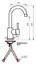 Tapwell Evo078 Servantbatteri Matt Sort