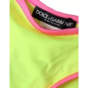 Dolce & Gabbana Dame Svømmetøy Gul ONE SIZE,