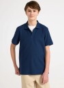 Lindex Short Sleeved Polo Shirt   Navy   134/140