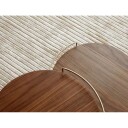 Audo Copenhagen Umanoff sidebord valnøtt-polert messing 45 cm