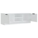 vidaXL TV-benk hvit 102x35x36,5 cm konstruert tre