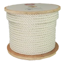 Tau Polyester - Hvit - 12 mm - 95m - Spole