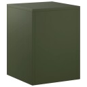 vidaXL Planteholder Olivengrønn 30 x 30 x 40 cm Cortenstål