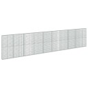 vidaXL Gabion med 5 mm Tråd og 5x10 cm Maske 950x20x200 cm