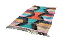 Marokkansk Boucherouite teppe 135 x 230 cm Størrelse: 135 x 230 cm