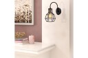 Vegg lampe Halieland svart / bronse - Svart
