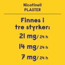 Nicotinell 21 mg/24 timer depotplaster 21 stk.